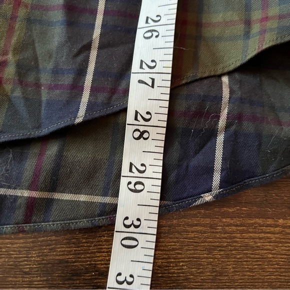 Brooks Brothers 346 Men L Button Down Shirt Green Plaid Non Iron Supima Cotton - Picture 3 of 8